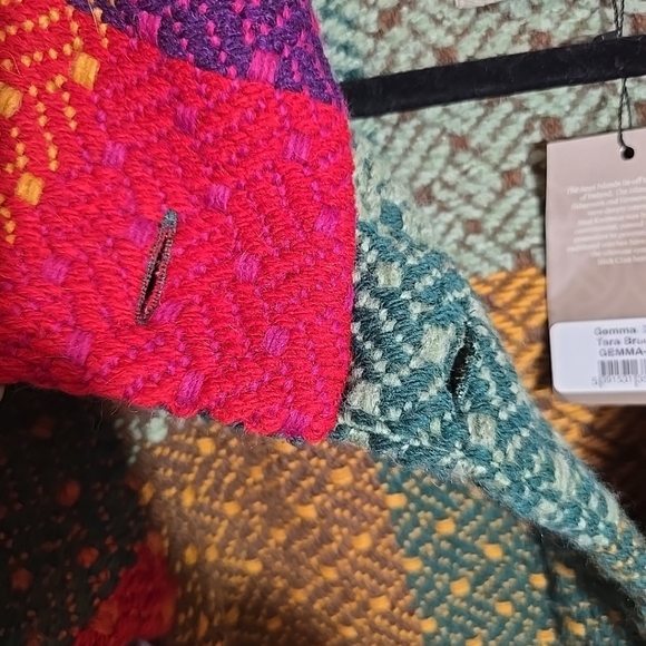 NWT Aran Sweater Market Gemma Multicolor Cardigan Size S - Picture 8 of 12